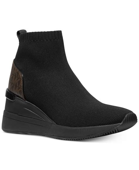 michael kors sneakers socks|michael kors skyler wedge sneakers.